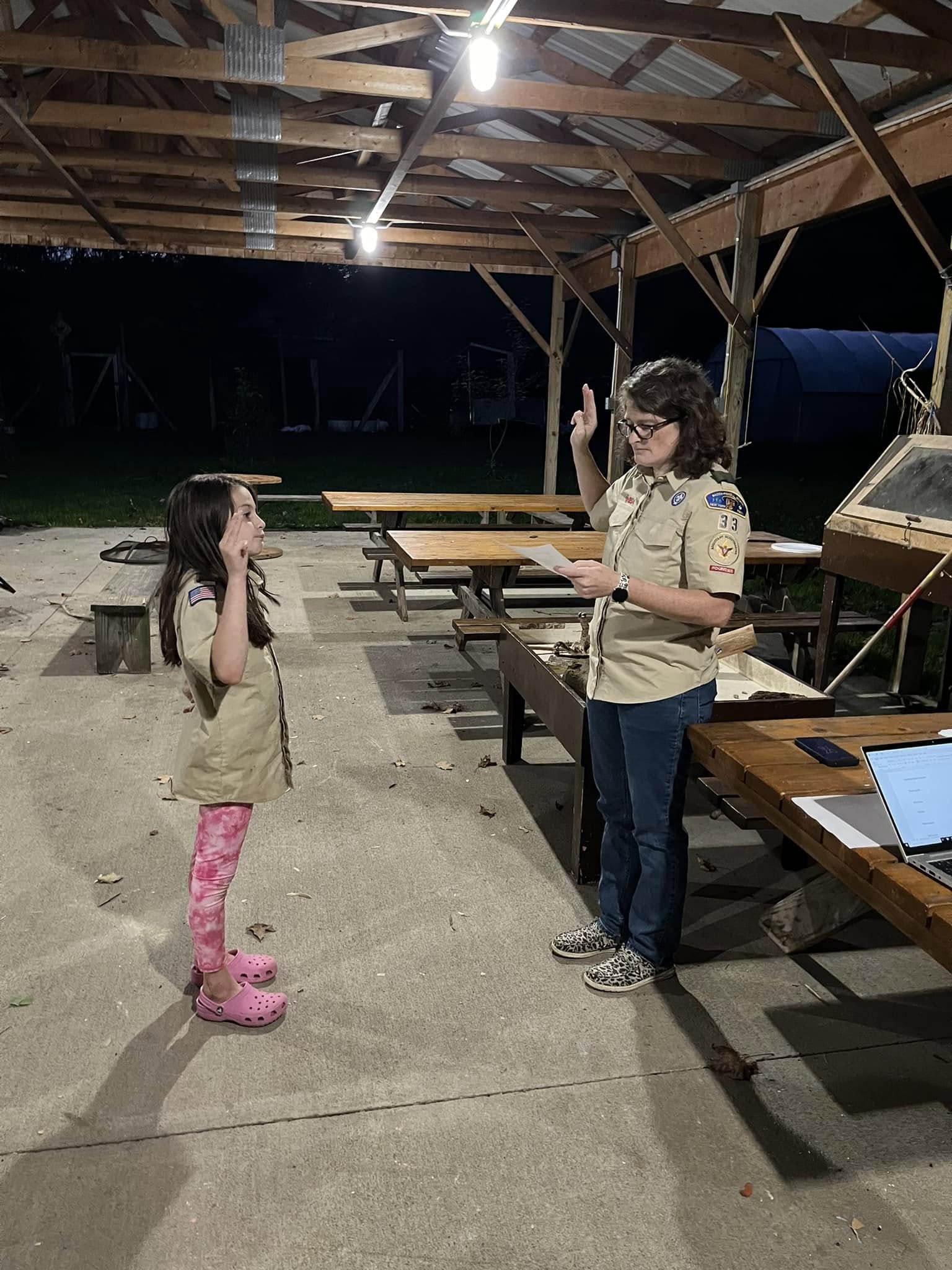 Corinne Lamoree, Assistant Scoutmaster for Troop 33